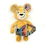 USA Bears - California Surf Teddy Bear Plush 11 Inch - Collectible Souvenir Stuffed Animal Bear, Funny California Gift - Adult Collectors