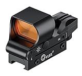 CVLIFE Reflex Sight, 1x28x40mm Red Dot Sight, 4 Adjustable Reticles Sight for 20mm Picatinny Rail, Red Dot Optics, Absolute Co-Witness