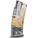 Ludex 6mm Airsoft Speed Loader for Pistol/SMG/Rifle-Sized Mag, 500 Rounds Large Capacity Airsoft BB Speed Loader with Gas Mag Adapter Fast Quick Magazine Reloader-Black