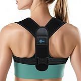 GROKIE Posture Corrector for Women and Men – Adjustable Back Brace for Posture Support,Comfortable and Breathable Back Straightener for Pain Relief (Medium/Large)