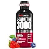 ProSupps L-Carnitine Liquid 3000, Stimulant-Free Liquid Shots for Men & Women - Clean Workout Drink for Energy, Performance & Muscle Recovery - No Sugar, No Carbs - 31 Servings, Berry