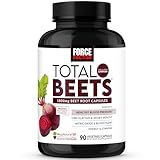 Force Factor Total Beets Blood Pressure Support Beet Root Capsules, 1800mg Organic Beet Root Powder Beet Supplement with Hawthorn Berry to Support Circulation and Blood Flow, 90 Vegetable Capsules