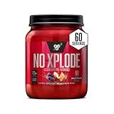 BSN N.O.-XPLODE Pre Workout Supplement with Creatine, Beta-Alanine, and Energy, Fruit Punch, 60 Servings, 2.45 Pound (Packaging May Vary)