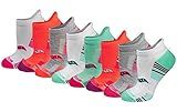 Saucony Women's RunDry Performance 8, 16 Pairs Heel Tab Athletic Socks, S-L, Assorted Light (8 Pairs), Medium