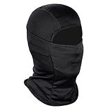 Achiou Ski Mask for Men Women, Balaclava Face Mask, Shiesty Mask UV Protector Lightweight for Motorcycle Snowboard Black