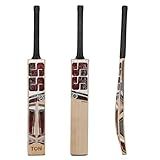 SS Tiger Strike 18 English Willow Premium Cricket bat, Adult Size- Short Handle, Includes Bat Cover, Toe Guard and face Sheet | Ready to Play