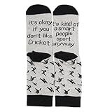 PXTIDY 2 Pairs Cricket Sock Cricket Sport Lover Gift Cricket Player Sock