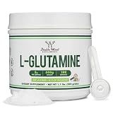 L Glutamine Powder 1.1lbs (100 Servings of 5 Grams Each - Third Party Tested L-Glutamine Powder) Unflavored, Keto, Vegan Friendly (with Scoop) for Exercise Endurance and Gut Health by Double Wood