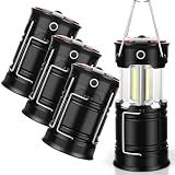 4 Pack Camping Lanterns Camping Essentials Tent Lights Camping Accessories