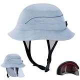 Tontron Surf Bucket Helmet Hat (Grey, Medium)
