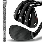 ALVO GOLF Premium Golf Wedges 52/56/60 Sets or Individual Wedges - 52 degree Gap Wedge, 56 degree Sand Wedge, 60 degree lob Wedge Golf Club - Pitching Wedge for Men Right Hand - Wedges Golf - Max spin
