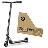 FREEDARE Complete Pro Scooter JB-1 Stunt Scooter for Kids 8 Years and Up, Teens, Adults, Trick Scooter for Beginners Black