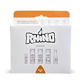 Rhino Skin Starter Kit Bundle - Climbing Skincare 5-Piece Set with Hand Cream, Lotion, Conditioner, Antiperspirant, and Balm | For Dry and Cracked Hands | Travel Size Hand Creams with Handmade Pouch
