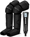 Gifts for Mom, Dad, Men, Women & Loved Ones – Air Compression Leg Massager with Heat – Ideal for Christmas, Mother Day & Father Day – Relieves Muscle Fatigue for Feet, Legs, Calves, Thighs, and Knees