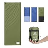 Ultralight Warm Weather Sleeping Bag - Portable, Waterproof, Compact Lightweight, Comfort with Compression Sack - Great for Outdoor Camping, Backpacking & Hiking -75" L x 30" W Fits Adults