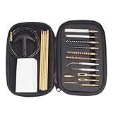 Motanar 177 & .22 Cal Airgun Cleaning Kit with Cotton Mop, Bronze Bore Brush, Brass Jag, Slotted Tips, Nylon Brushes, Brass Cleaning Rod