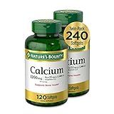 Nature's Bounty Calcium 1200 mg with 1000 IU Vitamin D3, 2 Per Day, 120 Ct