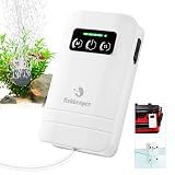 fishkeeper Rechargeable Aquarium Air Pump, Up to 60 Gallons Fish Tank