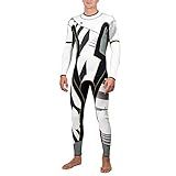 Aqua Polo Evo Full Surfing Wetsuit for Men | 3 mm Super Stretch CR Neoprene | GBS (M Tall)