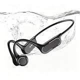 Opinta Swimming Headphones, IPX8 Waterproof Bone Conduction Headphone Wireless Underwater Earbuds with 32GB Memory for Swimming, Cycling, Marathon
