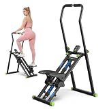 MERACH Stair Stepper with Adjustable Resistance, Foldable Stair Climber