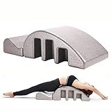 Professional Pilates Spine Corrector, Posture Corrector, Portable Pilates Arc for Core Strengthening, Spinal Alignment, Stretching Equipment (Gray)