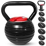 Yes4All Adjustable Kettlebell, Kettle Grip, Kettlebell Handle, Convert to Kettlebells Weight Set