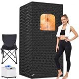 etoolab Portable Sauna, Steam Sauna Box for Home with 1500W Steamer