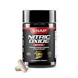 Snap Supplements Nitric Oxide Booster for Men & Women, 60 Vegan Capsules