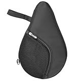 CM Table Tennis Racket Case Cover Ping Pong Paddle Carry Bag with Ball Storage Pocket, For 1 Paddle