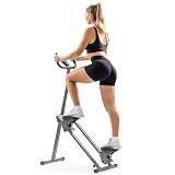 Sunny Health & Fitness Smart Cardio Step Climber for Home - Gray
