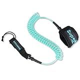 LINGVUM Coiled SUP Leash Premium Paddle Board Ankle Leashes Legrope Strap for Paddleboard, Surfboard, Longboard