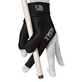 TAOM Midas Ultra Silky Thin Billiards Pool Cue Gloves Left Bridge Glove for Right Handed Player Size Large (L)