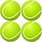 Lucleag 30 PCS Large Tennis Cutouts for Bulletin Board Decor, Tennis Ball Paper Cut-Outs for Classroom Bulletin Board Wall Decor Basketball Sports Theme Birthday Party Supplies, 7.87 inch
