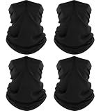 ROXUN Neck Gaiter, 4 Pack Summer Cooling Breathable Face Mask for Outdoors