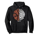 Christian Basketball Bible Verses Men Women Gifts Pullover Hoodie, Adult Unisex, Black, Small