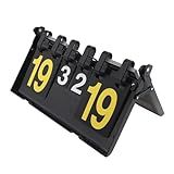 Tobefore Foldable Sports Scoreboard – Double-Sided Flip Score Keeper with Large Numbers (1-31), Portable Volleyball/Basketball/Ping Pong Scoreboard for Indoor & Outdoor Games