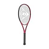 Dunlop Sports CX Team 275 Pre-Strung Tennis Racket, 3/8 Grip, red/Black