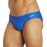 Sporti Solid Swim Brief Swimsuit - Royal - 34
