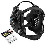 Trymaker Wrestling Headgear, Head Gear for Men and Youth with Chin Cup, Dual-Layer Ear Guard for MMA, BJJ (for Users Age 10+)