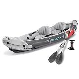 INTEX Dakota K2 Inflatable Kayak 2-Person Portable Set with Paddles & Pump