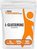 BulkSupplements.com L-Glutamine Powder - Glutamine Supplement, for Recovery & Gut Health - Unflavored & Gluten Free, 5g (5000mg) per Serving, 500g (1.1 lbs) (Pack of 1)