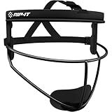 RIP-IT Women's/Girls Defense Softball Fielder's Face Mask | Adult | Black