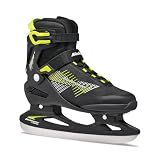 Bladerunner Ice by Rollerblade Igniter Men's Adult Ice Skates, Black and Lime