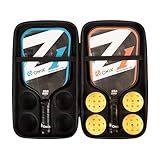 Onix Z1 Pickleball Starter Kit - Includes Two Z1 Composite Pickleball Paddles with Four Onix Fuse Balls in an Easy to Carry Case