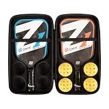 Onix Z1 Pickleball Starter Kit - Includes Two Z1 Composite Pickleball Paddles with Four Onix Fuse Balls in an Easy to Carry Case