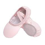 Stelle Canvas Ballet Shoes Toddler Girls No-Tie Ballet Slippers(BP, 9MT)