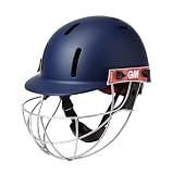 Gunn & Moore GM Purist GEO II Cricket Batting Helmet, BSI Approved, Geodesic Ultra-Strong Grille, Navy, Senior 540-590 mm