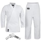 Hawk Sports Karate Uniform, Lightweight Karate Gi with Belt for Kids and Adults, Ideal for Martial Arts Training and Sparring, Durable Training Gear, Size 3 (5'3''/130lbs)