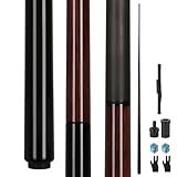 Cesrriv Sport Carbon Fiber 3-Piece Jump Break Cue Stick 24-25 oz, 58 inch, 3 * 8 * 8 Joint, 13mm Phenolic Tip for Jumping or Breaking (CQ-JB25)